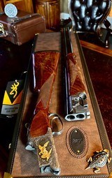 BROWNING SUPERLIGHT GRADE VI 12GA - 26” - 99% - ca. 1998 - NEW BROWNING CASE - FIREY FEATHERCROTCH WALNUT - SPECTACULAR! - 11 of 25