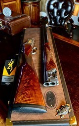 BROWNING SUPERLIGHT GRADE VI 12GA - 26” - 99% - ca. 1998 - NEW BROWNING CASE - FIREY FEATHERCROTCH WALNUT - SPECTACULAR! - 9 of 25