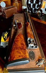 BROWNING SUPERLIGHT GRADE VI 12GA - 26” - 99% - ca. 1998 - NEW BROWNING CASE - FIREY FEATHERCROTCH WALNUT - SPECTACULAR! - 8 of 25