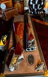 BROWNING SUPERLIGHT GRADE VI 12GA - 26” - 99% - ca. 1998 - NEW BROWNING CASE - FIREY FEATHERCROTCH WALNUT - SPECTACULAR! - 10 of 25