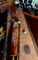 BROWNING SUPERLIGHT GRADE VI 12GA - 26” - 99% - ca. 1998 - NEW BROWNING CASE - FIREY FEATHERCROTCH WALNUT - SPECTACULAR! - 15 of 25