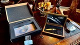 BROWNING GRADE VII CITORI 12GA - 28” - KNIFE - HAND RUBBED OIL FINISH - NEW IN OAK/LEATHER CASE W/BOX ALL ACCESSORIES - HAND CRAFTED GOLD INLAYS - 7 of 25