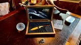 BROWNING GRADE VII CITORI 12GA - 28” - KNIFE - HAND RUBBED OIL FINISH - NEW IN OAK/LEATHER CASE W/BOX ALL ACCESSORIES - HAND CRAFTED GOLD INLAYS - 5 of 25