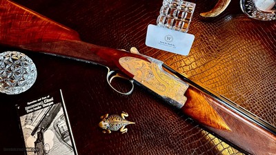 BROWNING SIDEPLATED GRADE V 20GA - IN THE BOX - 99% - HAND ENGRAVED - HANDMADE - MATCHING LABEL - GORGEOUS 1981 BUILT SPORTER-SUPERLIGHT - Image 7 of 23