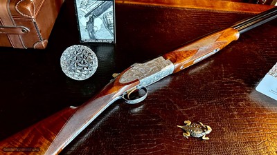 BROWNING SIDEPLATED GRADE V 20GA - IN THE BOX - 99% - HAND ENGRAVED - HANDMADE - MATCHING LABEL - GORGEOUS 1981 BUILT SPORTER-SUPERLIGHT - Image 18 of 23