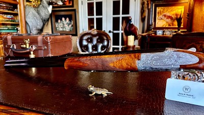 BROWNING SIDEPLATED GRADE V 20GA - IN THE BOX - 99% - HAND ENGRAVED - HANDMADE - MATCHING LABEL - GORGEOUS 1981 BUILT SPORTER-SUPERLIGHT - Image 12 of 23