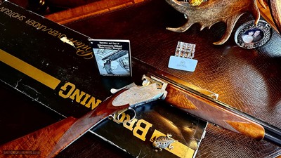 BROWNING SIDEPLATED GRADE V 20GA - IN THE BOX - 99% - HAND ENGRAVED - HANDMADE - MATCHING LABEL - GORGEOUS 1981 BUILT SPORTER-SUPERLIGHT - Image 11 of 23