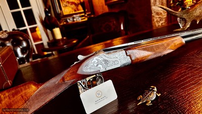 BROWNING SIDEPLATED GRADE V 20GA - IN THE BOX - 99% - HAND ENGRAVED - HANDMADE - MATCHING LABEL - GORGEOUS 1981 BUILT SPORTER-SUPERLIGHT