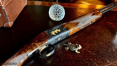 BROWNING GRADE VI 16GA 28” 99% INVECTOR NIB ALL ACCESSORIES MATCHING BOX LABEL ca. 2003 SUPERB BLACK FEATHERCROTCH WALNUT