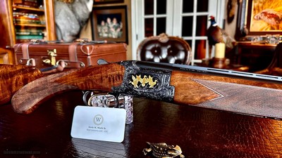 BROWNING GRADE VI 16GA 28” 99% INVECTOR NIB ALL ACCESSORIES MATCHING BOX LABEL ca. 2003 SUPERB BLACK FEATHERCROTCH WALNUT - Image 5 of 24