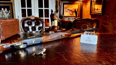 BROWNING GRADE VI 16GA 28” 99% INVECTOR NIB ALL ACCESSORIES MATCHING BOX LABEL ca. 2003 SUPERB BLACK FEATHERCROTCH WALNUT - Image 17 of 24