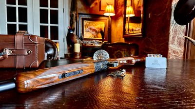 BROWNING GRADE VI 16GA 28” 99% INVECTOR NIB ALL ACCESSORIES MATCHING BOX LABEL ca. 2003 SUPERB BLACK FEATHERCROTCH WALNUT - Image 18 of 24