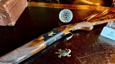 BROWNING GRADE VI 16GA 28” 99% INVECTOR NIB ALL ACCESSORIES MATCHING BOX LABEL ca. 2003 SUPERB BLACK FEATHERCROTCH WALNUT - Image 13 of 24