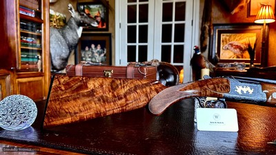 BROWNING GRADE VI 16GA 28” 99% INVECTOR NIB ALL ACCESSORIES MATCHING BOX LABEL ca. 2003 SUPERB BLACK FEATHERCROTCH WALNUT
