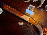 BROWNING SUPERPOSED PIGEON 12GA RKLT - 28” - ca. 1966 - SK/SK - GORGEOUS BLACK FEATHERCROTCH WALNUT - 16 of 22