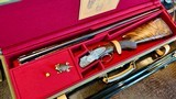 BERETTA JUBILEE GIUBELIO 20GA 20GA TWO BARREL 29.5” 28” - 99% - V. SABBATI ENGRAVED-DOCUMENTED - MAKER’S CASES - ORIGINAL BOXES - CIRCASSIAN WALNUT - 9 of 25