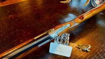 BROWNING SUPERPOSED POINTER GRADE 28GA - 26 3/8” - M / F - 99% CONDITION - MARECHAL ENGRAVED - COLLECTOR GRADE AND CONDITION - Image 24 of 25