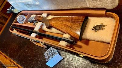BROWNING SUPERPOSED POINTER GRADE 28GA - 26 3/8” - M / F - 99% CONDITION - MARECHAL ENGRAVED - COLLECTOR GRADE AND CONDITION - Image 4 of 25