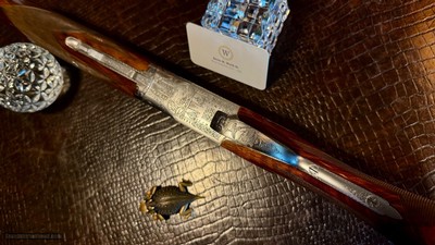 BROWNING SUPERPOSED POINTER GRADE 28GA - 26 3/8” - M / F - 99% CONDITION - MARECHAL ENGRAVED - COLLECTOR GRADE AND CONDITION - Image 18 of 25
