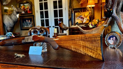 BROWNING SUPERPOSED POINTER GRADE 28GA - 26 3/8” - M / F - 99% CONDITION - MARECHAL ENGRAVED - COLLECTOR GRADE AND CONDITION - Image 6 of 25