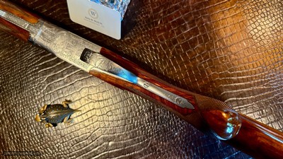 BROWNING SUPERPOSED POINTER GRADE 28GA - 26 3/8” - M / F - 99% CONDITION - MARECHAL ENGRAVED - COLLECTOR GRADE AND CONDITION - Image 20 of 25