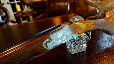 BROWNING SUPERPOSED POINTER GRADE 28GA - 26 3/8” - M / F - 99% CONDITION - MARECHAL ENGRAVED - COLLECTOR GRADE AND CONDITION