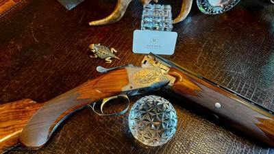 BROWNING SUPERPOSED POINTER GRADE 28GA - 26 3/8” - M / F - 99% CONDITION - MARECHAL ENGRAVED - COLLECTOR GRADE AND CONDITION - Image 23 of 25