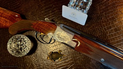 BROWNING SUPERPOSED POINTER GRADE 28GA - 26 3/8” - M / F - 99% CONDITION - MARECHAL ENGRAVED - COLLECTOR GRADE AND CONDITION - Image 5 of 25
