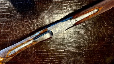 BROWNING SUPERPOSED POINTER GRADE 410GA - 26 3/8” - M / F - VANDERMISSEN G. ENGRAVED - 99% COLLECTOR CONDITION - RAREST SUPERPOSED - Image 22 of 25
