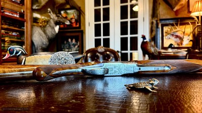 BROWNING SUPERPOSED POINTER GRADE 410GA - 26 3/8” - M / F - VANDERMISSEN G. ENGRAVED - 99% COLLECTOR CONDITION - RAREST SUPERPOSED - Image 18 of 25