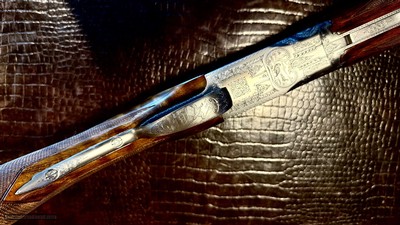 BROWNING SUPERPOSED POINTER GRADE 410GA - 26 3/8” - M / F - VANDERMISSEN G. ENGRAVED - 99% COLLECTOR CONDITION - RAREST SUPERPOSED - Image 23 of 25