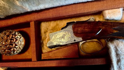 BROWNING SUPERPOSED POINTER GRADE 410GA - 26 3/8” - M / F - VANDERMISSEN G. ENGRAVED - 99% COLLECTOR CONDITION - RAREST SUPERPOSED - Image 5 of 25