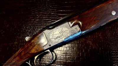 BROWNING SUPERPOSED POINTER GRADE 410GA - 26 3/8” - M / F - VANDERMISSEN G. ENGRAVED - 99% COLLECTOR CONDITION - RAREST SUPERPOSED - Image 4 of 25