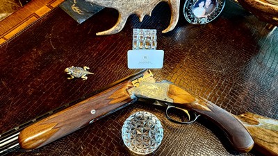 BROWNING SUPERPOSED POINTER GRADE 410GA - 26 3/8” - M / F - VANDERMISSEN G. ENGRAVED - 99% COLLECTOR CONDITION - RAREST SUPERPOSED - Image 20 of 25