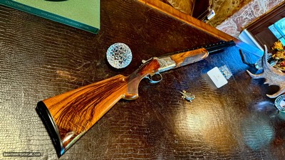 BROWNING GRADE II TYPE II 410GA - FKLT - IC / M - HAND ENGRAVED - NICKEL FINISH - GORGEOUS EUROPEAN WALNUT - TIGHT LIKE NEW - HIGH CONDITION - Image 4 of 25