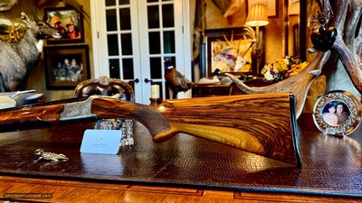 BROWNING GRADE II TYPE II 410GA - FKLT - IC / M - HAND ENGRAVED - NICKEL FINISH - GORGEOUS EUROPEAN WALNUT - TIGHT LIKE NEW - HIGH CONDITION - Image 6 of 25