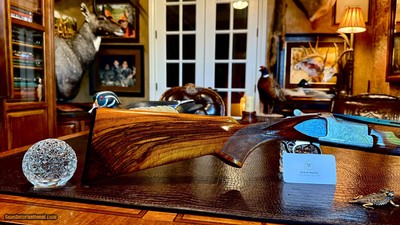 BROWNING GRADE II TYPE II 410GA - FKLT - IC / M - HAND ENGRAVED - NICKEL FINISH - GORGEOUS EUROPEAN WALNUT - TIGHT LIKE NEW - HIGH CONDITION - Image 5 of 25