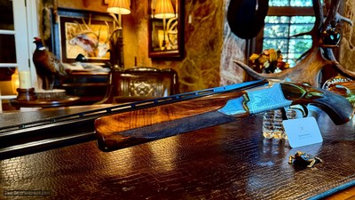 BROWNING GRADE II TYPE II 410GA - FKLT - IC / M - HAND ENGRAVED - NICKEL FINISH - GORGEOUS EUROPEAN WALNUT - TIGHT LIKE NEW - HIGH CONDITION - Image 15 of 25