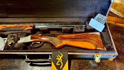 BROWNING GRADE II TYPE II 410GA - FKLT - IC / M - HAND ENGRAVED - NICKEL FINISH - GORGEOUS EUROPEAN WALNUT - TIGHT LIKE NEW - HIGH CONDITION - Image 12 of 25