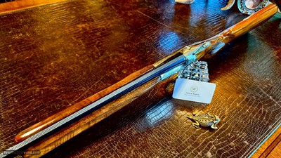 BROWNING GRADE II TYPE II 410GA - FKLT - IC / M - HAND ENGRAVED - NICKEL FINISH - GORGEOUS EUROPEAN WALNUT - TIGHT LIKE NEW - HIGH CONDITION - Image 16 of 25