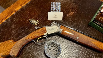 BROWNING SUPERPOSED PIGEON 410GA - CA. 1965 - 26 3/8” - SK/SK - 99% - RKLT - HARTMANN AIRWAYS CASE - INCREDIBLE CONDITION TIGHT LIKE NEW - Image 21 of 25