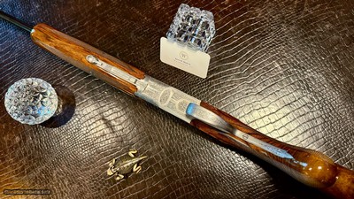 BROWNING SUPERPOSED PIGEON 410GA - CA. 1965 - 26 3/8” - SK/SK - 99% - RKLT - HARTMANN AIRWAYS CASE - INCREDIBLE CONDITION TIGHT LIKE NEW - Image 22 of 25