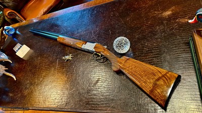 BROWNING SUPERPOSED PIGEON 410GA - CA. 1965 - 26 3/8” - SK/SK - 99% - RKLT - HARTMANN AIRWAYS CASE - INCREDIBLE CONDITION TIGHT LIKE NEW - Image 8 of 25