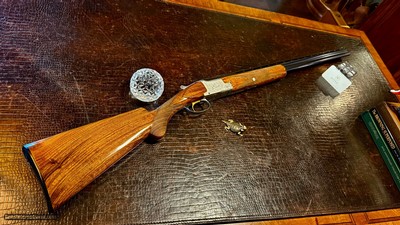 BROWNING SUPERPOSED PIGEON 410GA - CA. 1965 - 26 3/8” - SK/SK - 99% - RKLT - HARTMANN AIRWAYS CASE - INCREDIBLE CONDITION TIGHT LIKE NEW - Image 9 of 25