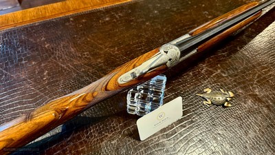 BROWNING SUPERPOSED PIGEON 410GA - CA. 1965 - 26 3/8” - SK/SK - 99% - RKLT - HARTMANN AIRWAYS CASE - INCREDIBLE CONDITION TIGHT LIKE NEW - Image 17 of 25
