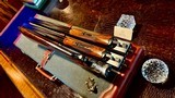 MERKEL 1620 C COMBO 16GA 20GA - 28” 28” - IC / M BOTH - DT - MAKERS NAUGAHYDE GREEN/LEATHER - 99% AS NEW - THE FINEST SXS FIELD GUN - 5 of 25
