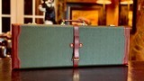 MERKEL 1620 C COMBO 16GA 20GA - 28” 28” - IC / M BOTH - DT - MAKERS NAUGAHYDE GREEN/LEATHER - 99% AS NEW - THE FINEST SXS FIELD GUN - 6 of 25