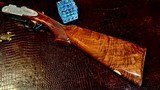 BERETTA 687 EL 28GA - 28” - PRE GOLD ERA 99% AS NEW - CASE AND ACCESSORIES - WOOD BUTTPLATE - SIDEPLATED - HAND ENGRAVED - GORGEOUS FIDDLEBACK WALNUT - 1 of 14