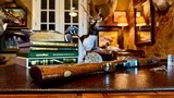 BERETTA 687 EL 28GA - 28” - PRE GOLD ERA 99% AS NEW - CASE AND ACCESSORIES - WOOD BUTTPLATE - SIDEPLATED - HAND ENGRAVED - GORGEOUS FIDDLEBACK WALNUT - 12 of 14