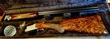 BROWNING BELGIUM SUPERPOSED PIGEON 28GA - 28” - RKLT - INCREDIBLE BLACK FEATHERCROTCH WALNUT - MIDDLE AND END IVORY BEADS - 3 of 17